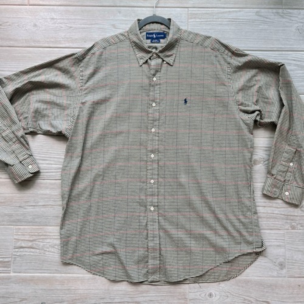 Ralph Lauren Blake XL Long Sleeve Button Down Plaid Shirt